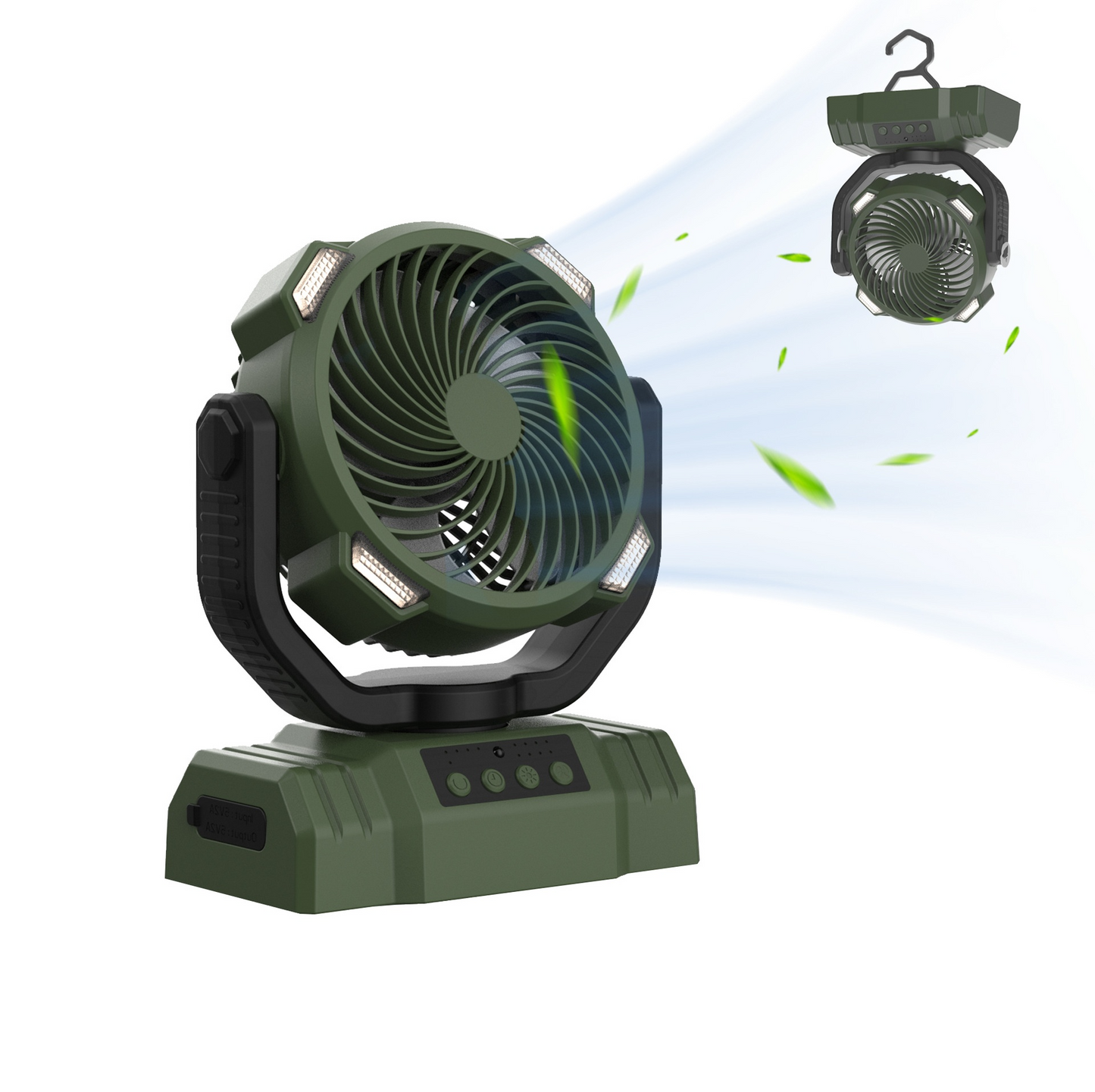 Camping LED Light & Power Bank Fan