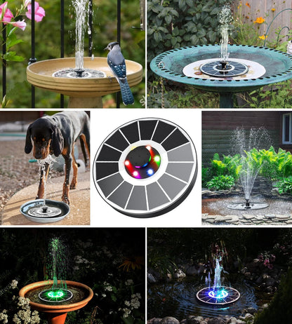 Solar Glow Fountain