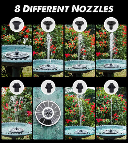 Solar Glow Fountain