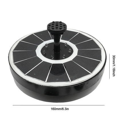 Solar Glow Fountain