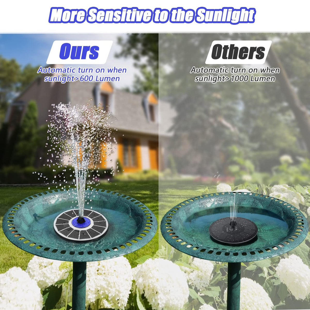 Solar Glow Fountain