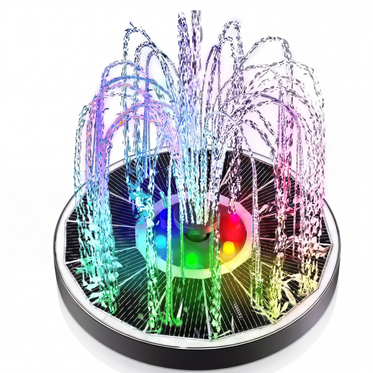 Solar Glow Fountain